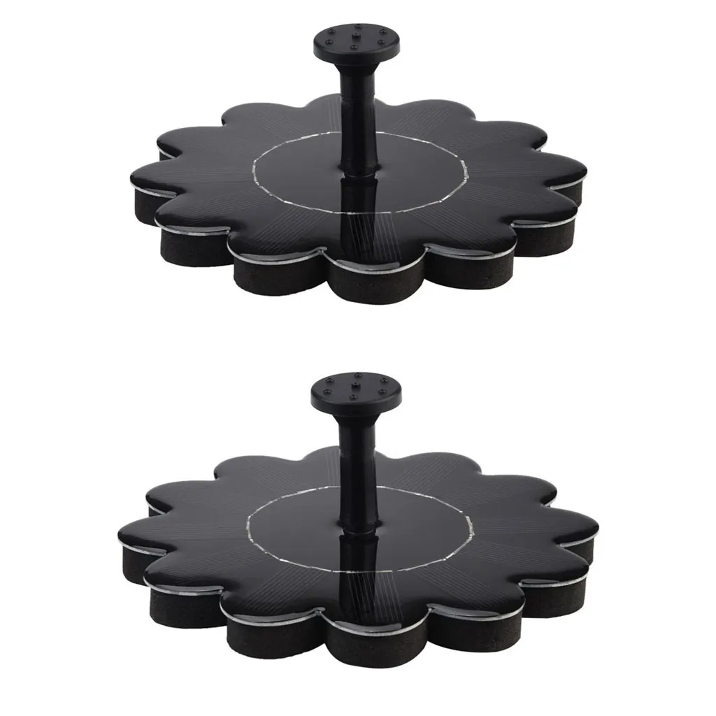 2 шт. Садовый спринклер на солнечных батареях для ванны с птицами водяной насос