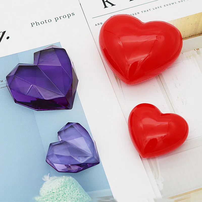 3D Алмазное сердце десерт торт силиконовая форма мусс выпечка кондитерское