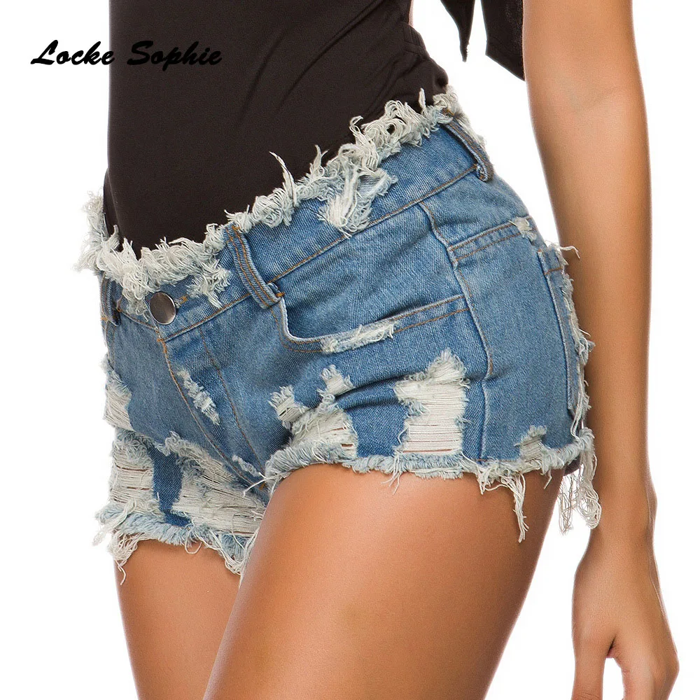 Женские пикантные супер джинсовые шорты с высокой талией летние хлопковые