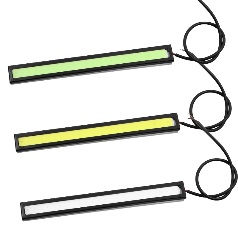 1 шт. 17 см универсальные дневные ходовые огни COB DRL светодиодный фары Внешний Фары