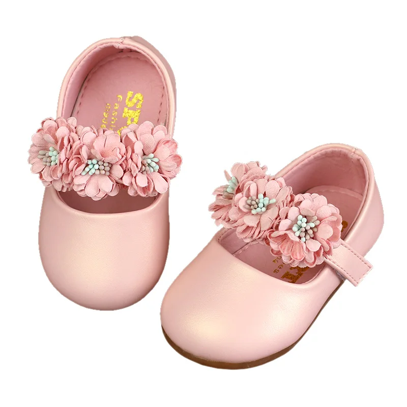 

Baby Toddler Shoes Spring And Autumn 0-6-12 Months Baby Princess Leather Shoes Toddler Girl Shoes