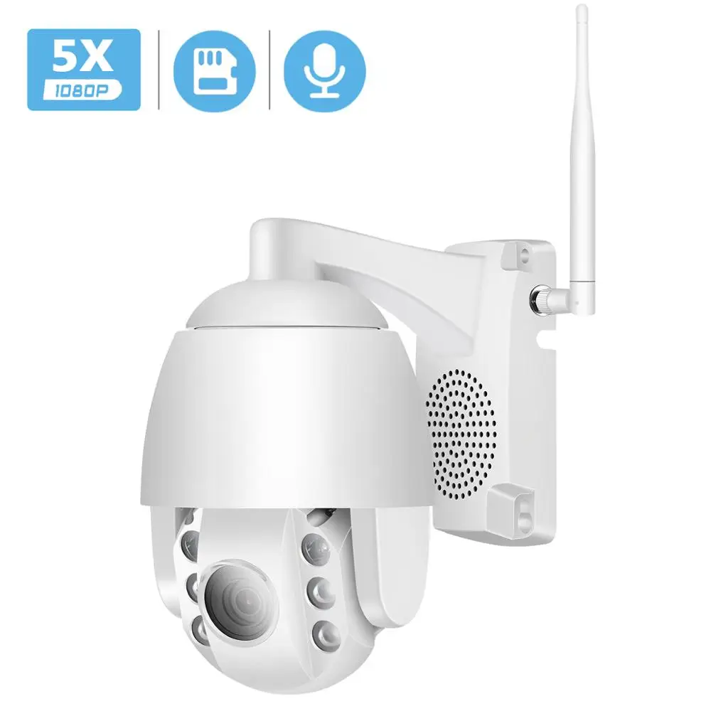 Скоростная купольная IP камера BESDER 2 5 дюйма 1080P PTZ ИК 60 м|Камеры видеонаблюдения| |