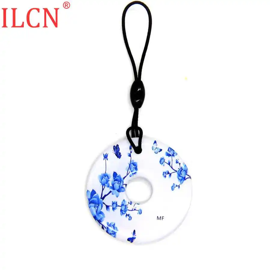 Брелоки для ключей S50 1K 13 56 МГц UID перезаписываемые NFC водостойкие с изображением