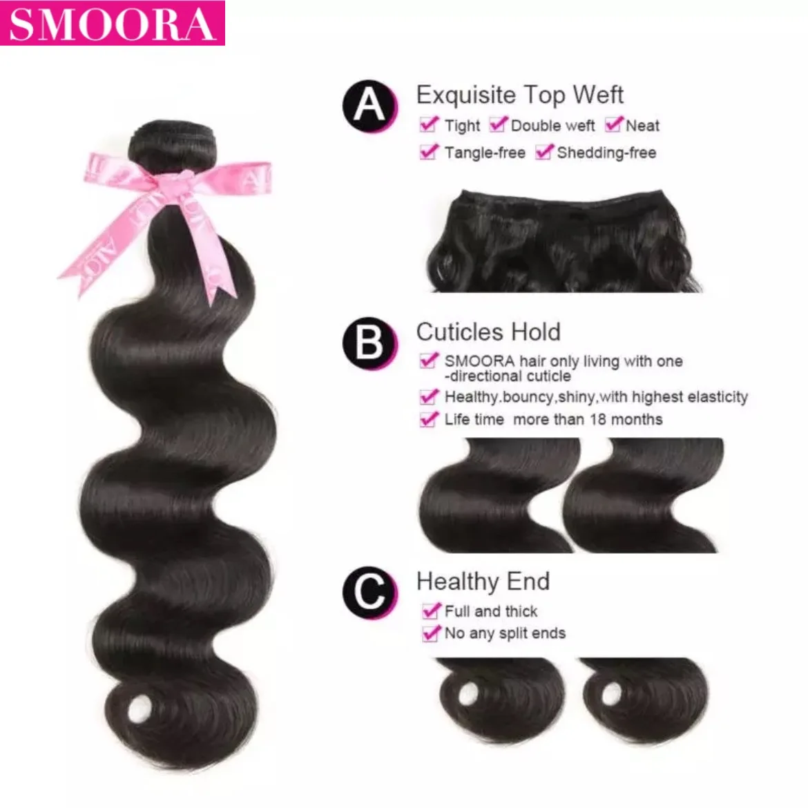 Body Wave Bundles With Frontal Brazilian Hair Weave 30 32 38 40 inch Baby Pre Plucked Lace 3 Remy | Шиньоны и парики