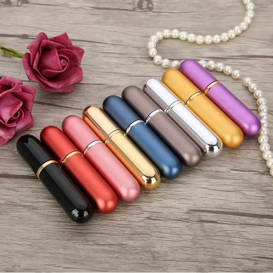 5 мл портативный мини многоразовый флакон помпа для духов пустые косметические