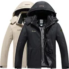 Мужская водонепроницаемая Толстая теплая куртка для лыж и сноуборда, пальто, ветрозащитная зимняя женская Повседневная парка с капюшоном для улицы