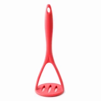 quality new silicone potato pressure mud mashed potato pressed masher for sweet fruit family hotel restaurant use red