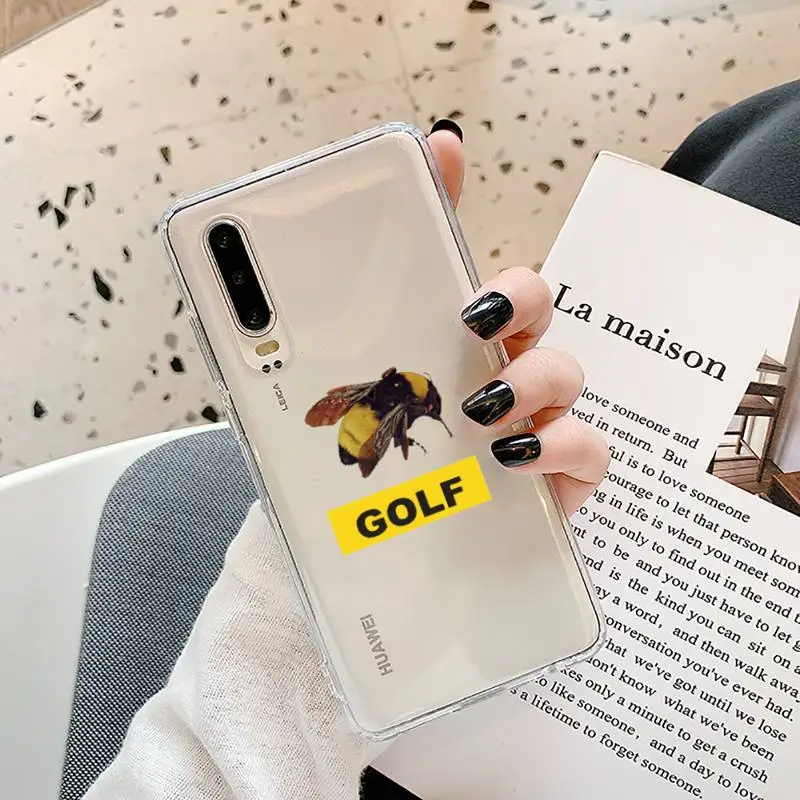 

Tyler Creator golf Phone Cases Transparent for Samsung A71 S9 10 20 HUAWEI p30 40 honor 10i 8x xiaomi note 8 Pro 10t 11