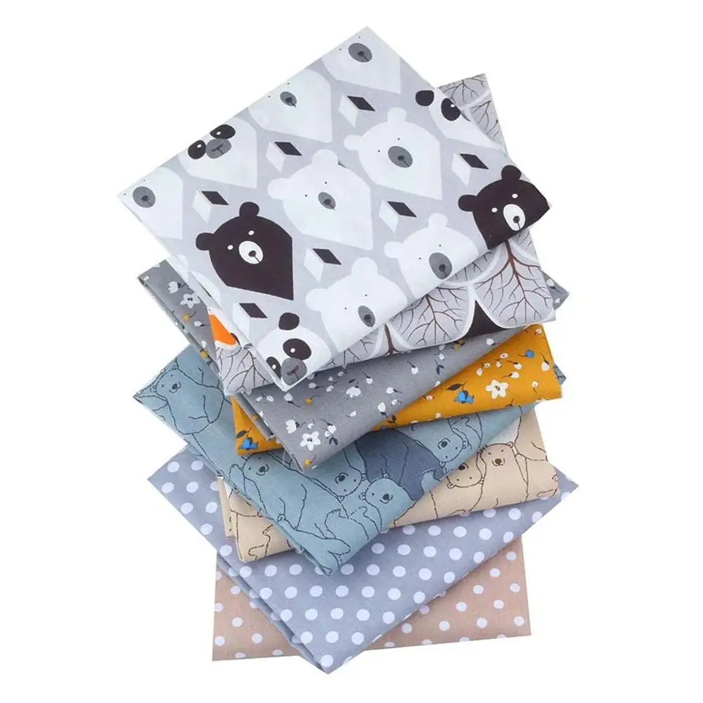 8 шт. 40x50 смешанная печать 100% хлопок ткань для шитья | Дом и сад