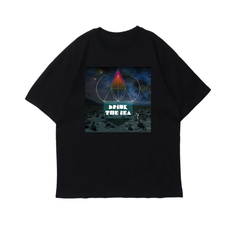 

Old-fashioned Disc Tape Music Short Sleeve Fashion Harajuku T-Shirt 2021 Sunmmer Round Neck Extra Large Men's Top Tees