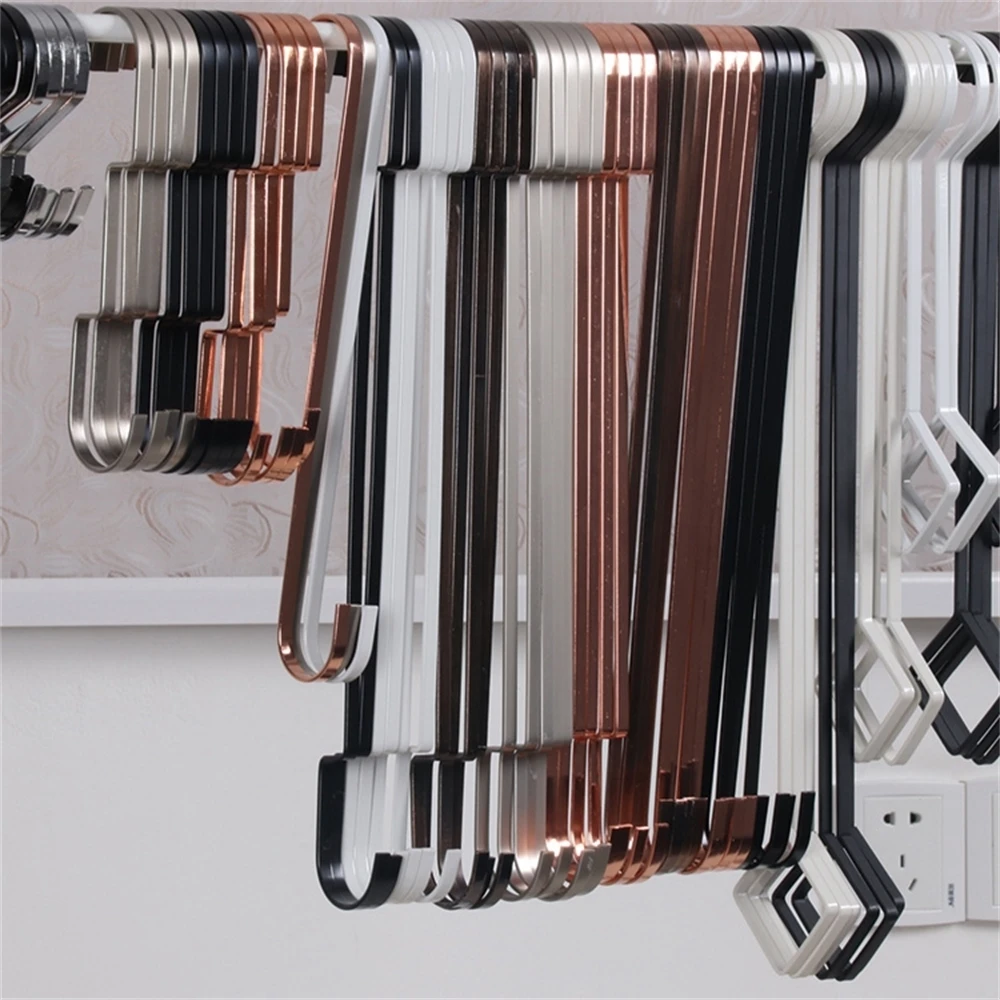 Алюминиевая вешалка для пальто полка одежды в супермаркете s-образный крючок