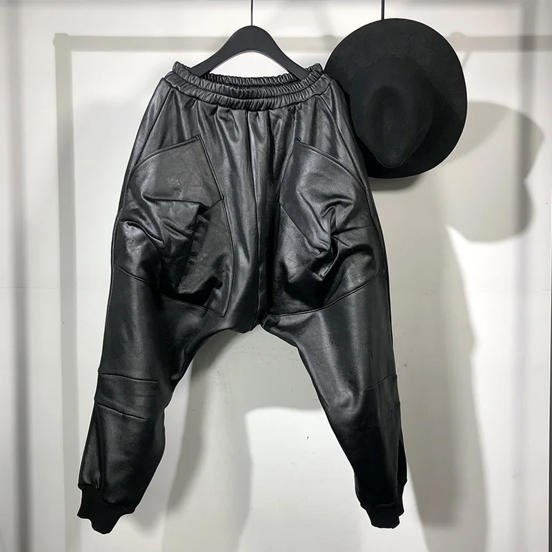 Мужские повседневные брюки шаровары до щиколотки|Повседневные брюки| |