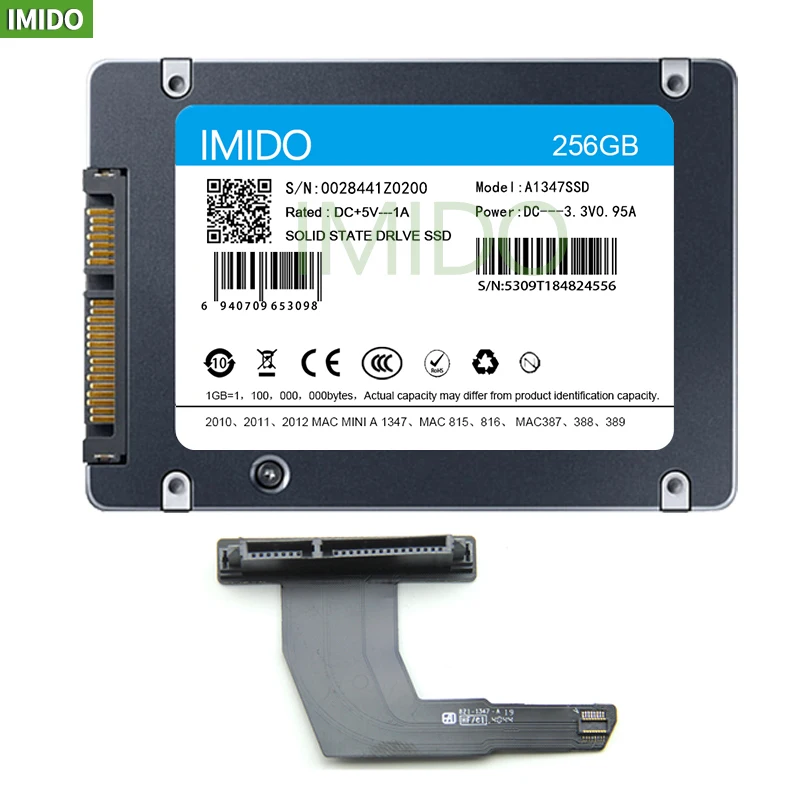Новинка 128 ГБ 256 512 1 ТБ 2 SSD для Mac 2012 Mini A1347 с преобразователем plus инструмент