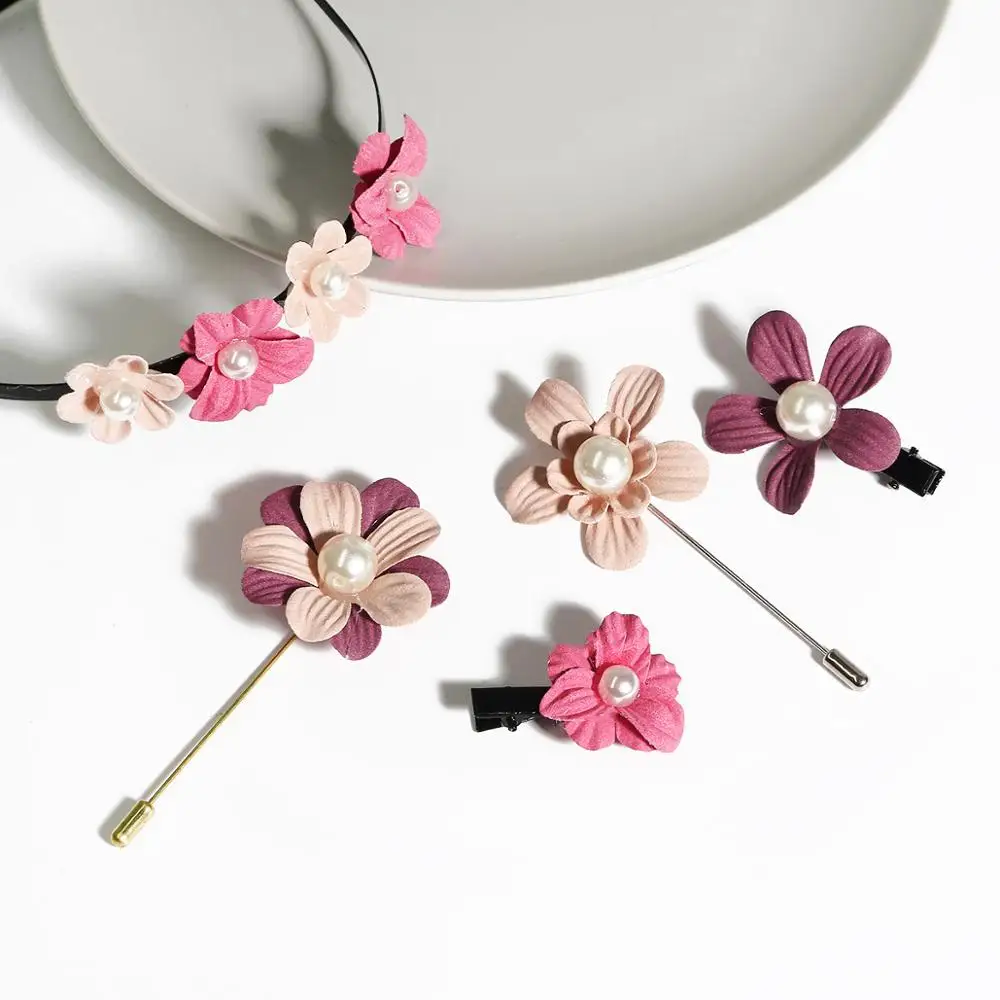 30 шт./лот изысканная ткань ручной работы лепестки цветов для рукоделия