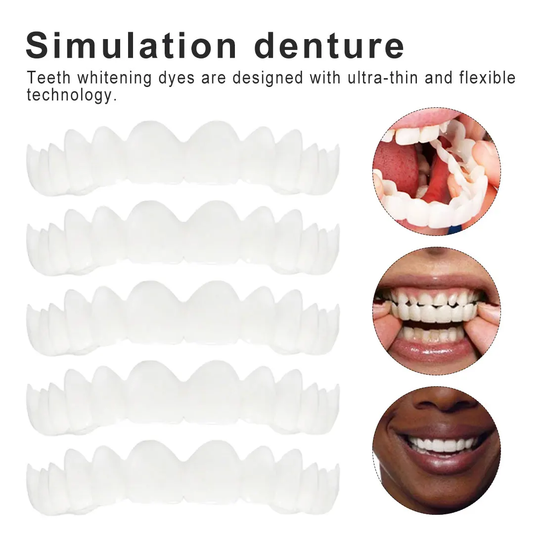 5 шт. косметические виниры для имитации зубов|Отбеливание зубов| |