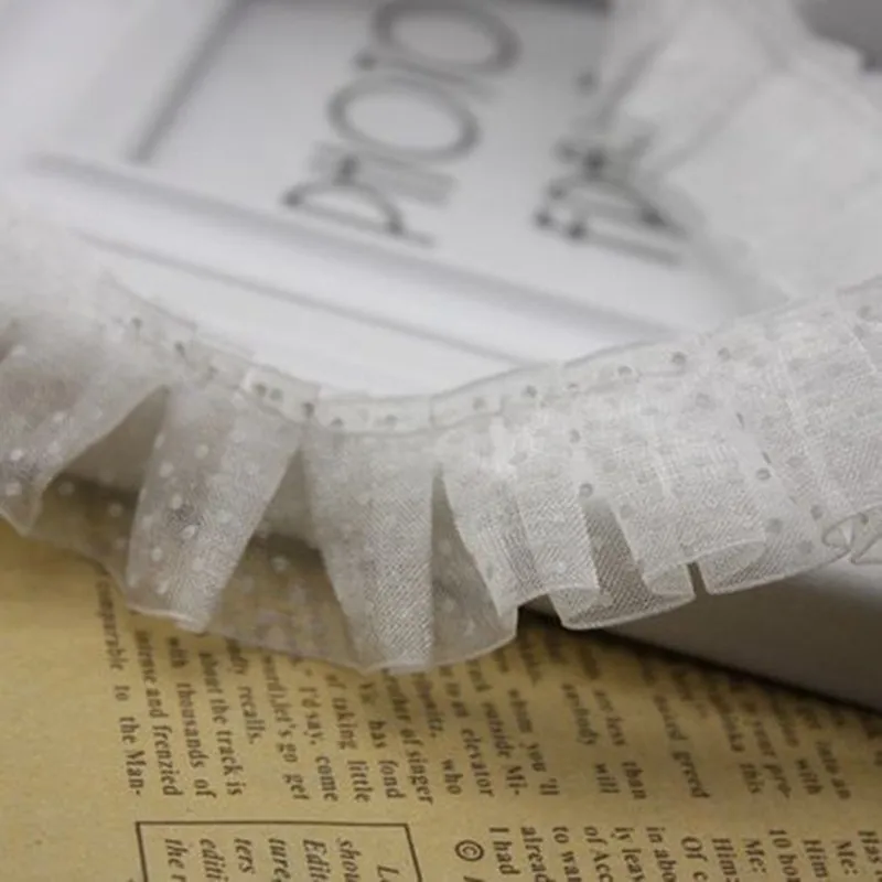 Кружевная гипюровая ткань 2 5 см 1 м | Дом и сад