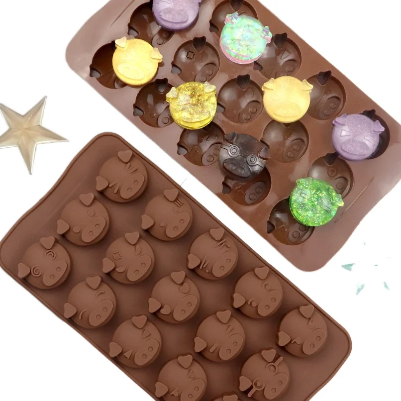 

A Variety of Open Style Chocolate Mold DIY Baking Accessories Ice Tray Jelly Biscuit Mold Aromatherapy Silicone Baking Mold