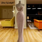 Женское вечернее платье с блестками, роскошное блестящее платье с V-образным вырезом и бахромой, Дубайский дизайн, 2021
