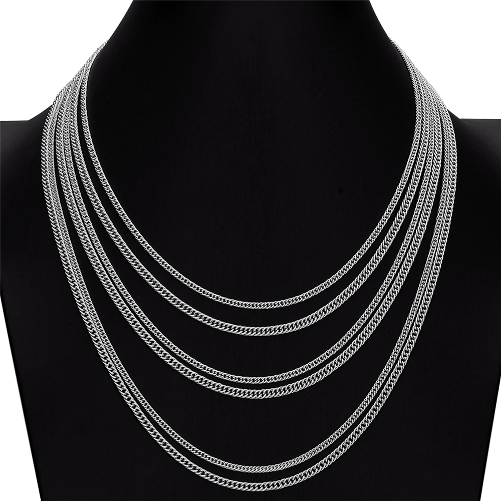 Колье-чокер мужское/женское из нержавеющей стали 3-6 мм | Украшения и аксессуары