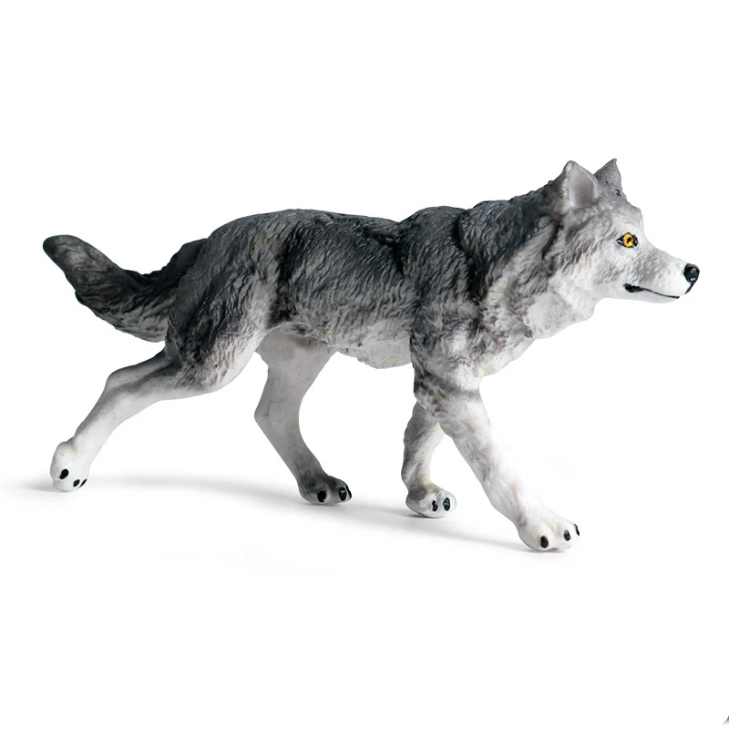 13 Style 3D High Quanlity Emulational Animal Decoration Wolf Model Coyote Specimen Souvenirs Birthday Gift Kid Toy Home Ornament | Украшения