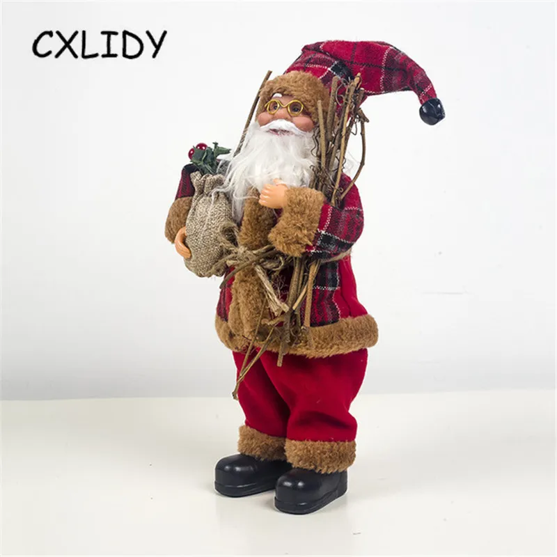 

Merry Christmas Decoration Christmas Gift Ornament Sitting Standing Santa Claus Decoration Festival Supplies New Year Gift HM27