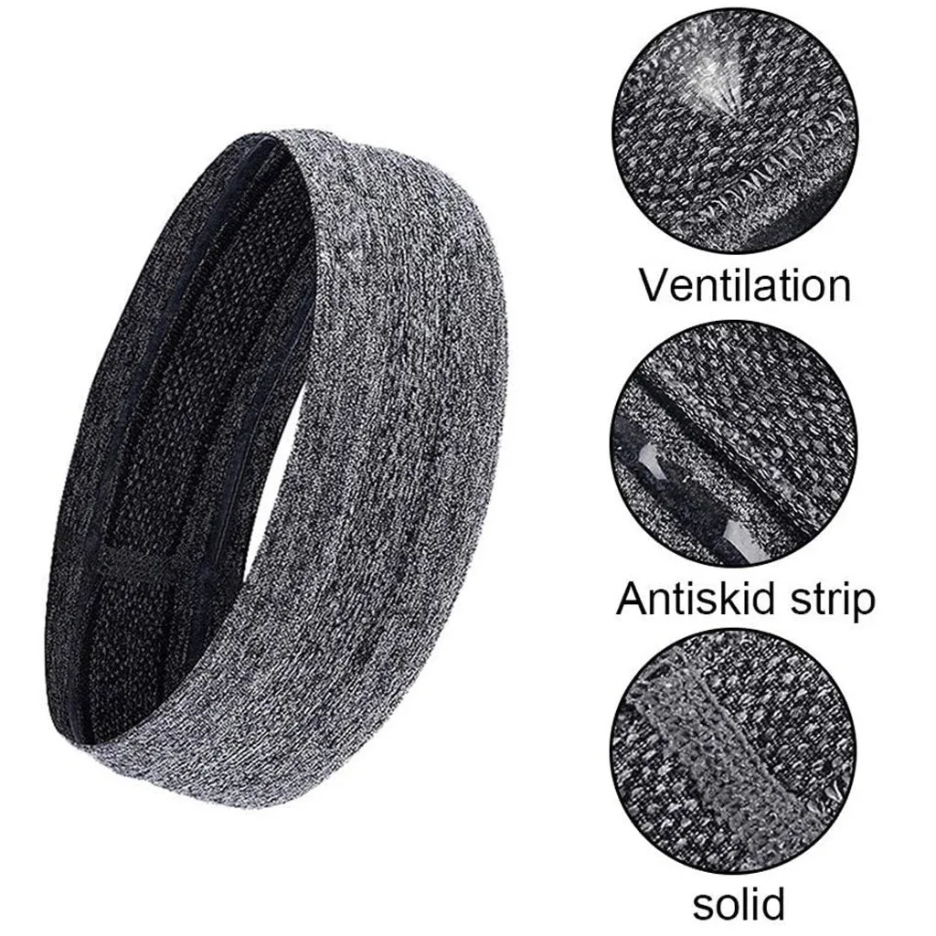 2 шт. эластичные Йога повязка на голову спортивный напульсник Для женщин/мужская