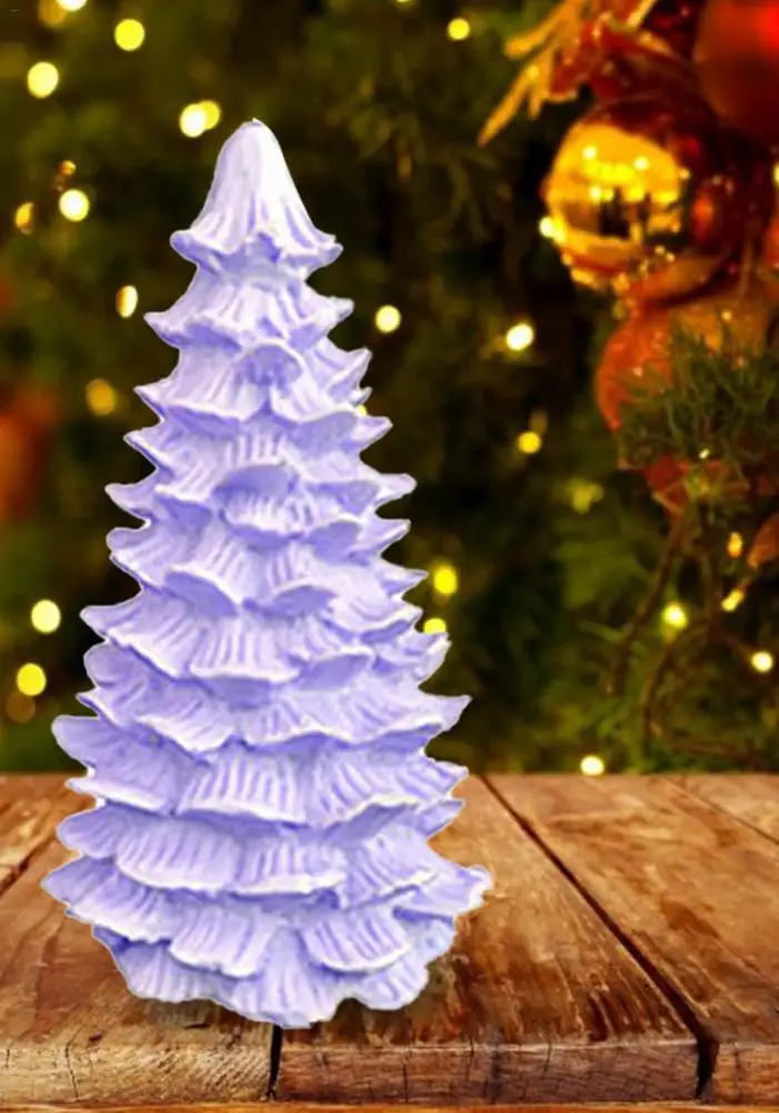 Рождественская елка форма трехмерная силиконовая ремесла 3D рождественское мыло