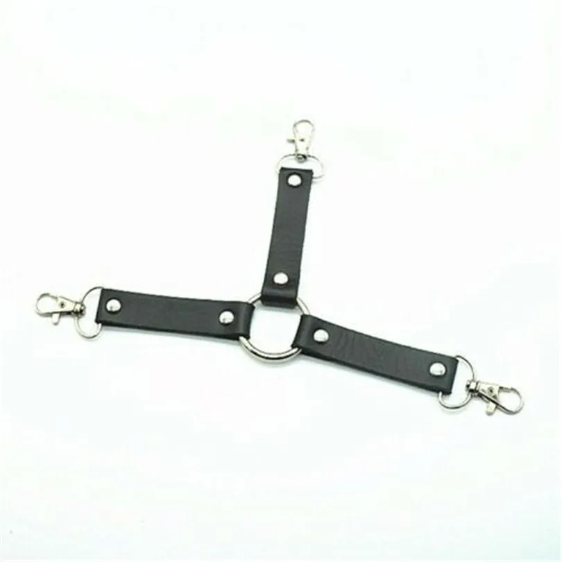 Sex SM bondage suit PU Leather Bondage Hand Wrist Ankle Cuffs Collar Set Restraints Adult Game Toys For Woman #3N18 | Красота и