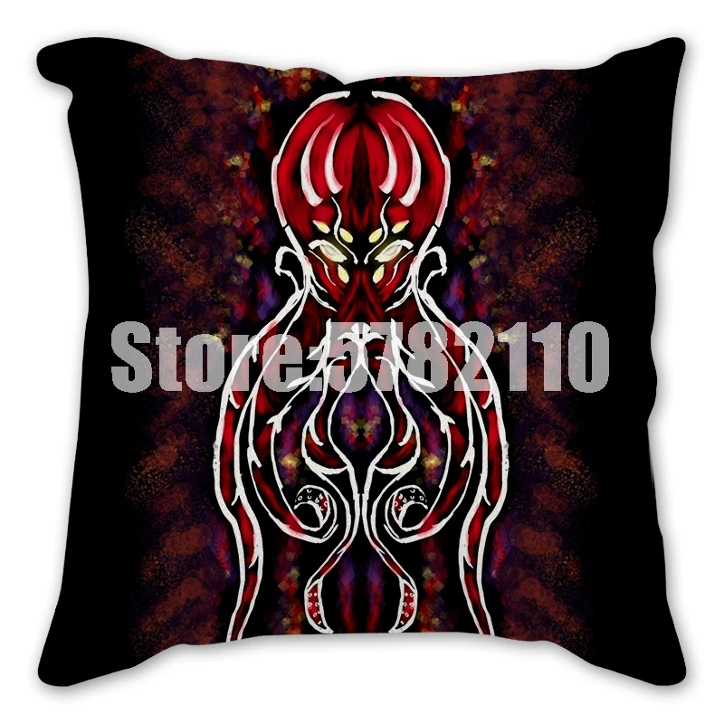 

Cushions Cartoon Octopus Pattern 45*45cm Polyester Cushion Cover New Year Gifts Decorative Sofa Home Car Throw Pillowcover