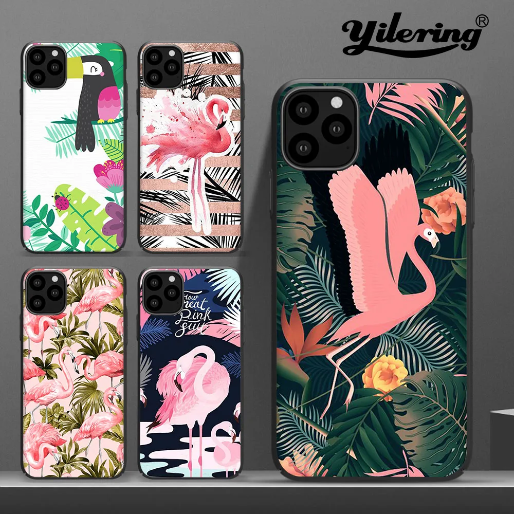 Модный чехол с фламинго для Apple iPhone XS 11 Pro Max 5 5S 6 6S 7 8 Plus XR SE 2020 мягкий чехол|Бамперы| |