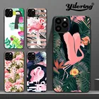 Чехол для iPhone XS, 11 Pro Max, 5, 5S, 6, 6S, 7, 8 Plus, XR, SE 2020, мягкий, с изображением фламинго