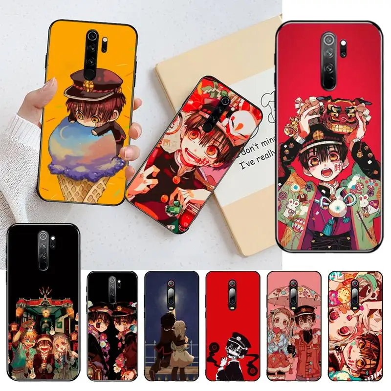 Аниме туалетный пакет Hanako kun ТПУ Черный Тонкий чехол Корпус для Redmi 8A Note 9 8 8T 7 6 6A 5 Go