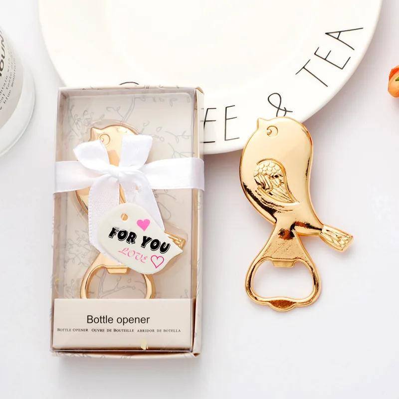 

20PCS Wedding Gifts For Guests Bird Bottle Opener Wedding Souvenir Bridesmaid Gift Party Favor