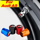 4 шт.компл., Металлические колпачки для клапанов автомобильных колес для Audi Sline A5 A1 A3 A4 A6 A7 A8 Q3 Q5 Q7 TT, колпачки для стержней обода автомобиля, аксессуары