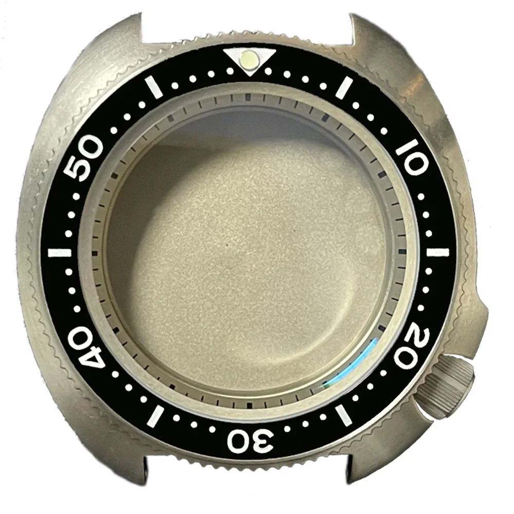Heimdallr Watch Parts Titanium Turtle Watch Case Sapphire Ceramic Bezel 200M Water Resistant Suitable For NH35/36 Movement