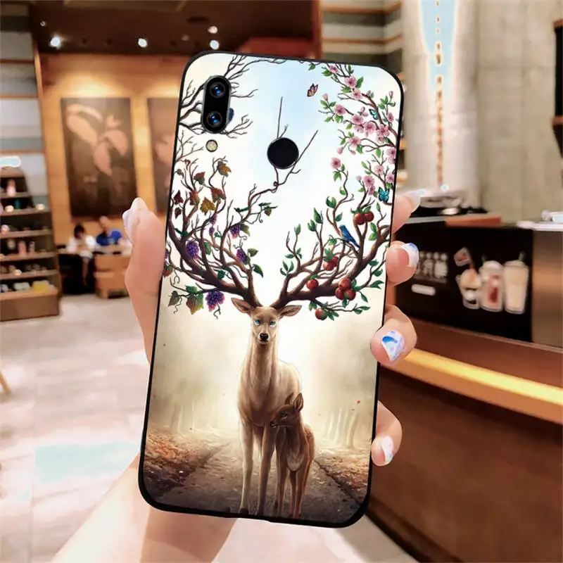 

Arrows Deer Elk animal painting Phone Case For Xiaomi Redmi note 7 8 9 t k30 max3 9 s 10 pro lite