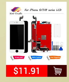 1 шт. OEM ЖК-дисплей для iPhone 7 7 Plus Полный комплект дигитайзер сборка 3D сенсорный экран Замена+ фронтальная камера+ динамик