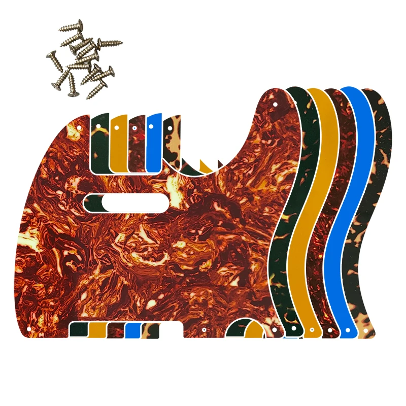 

Xinyue Guitar Parts For US Standard 5 Screw Holes 52 Year Tele Telecaster Guitar Pickguard Scratch Plate Flame Pattern