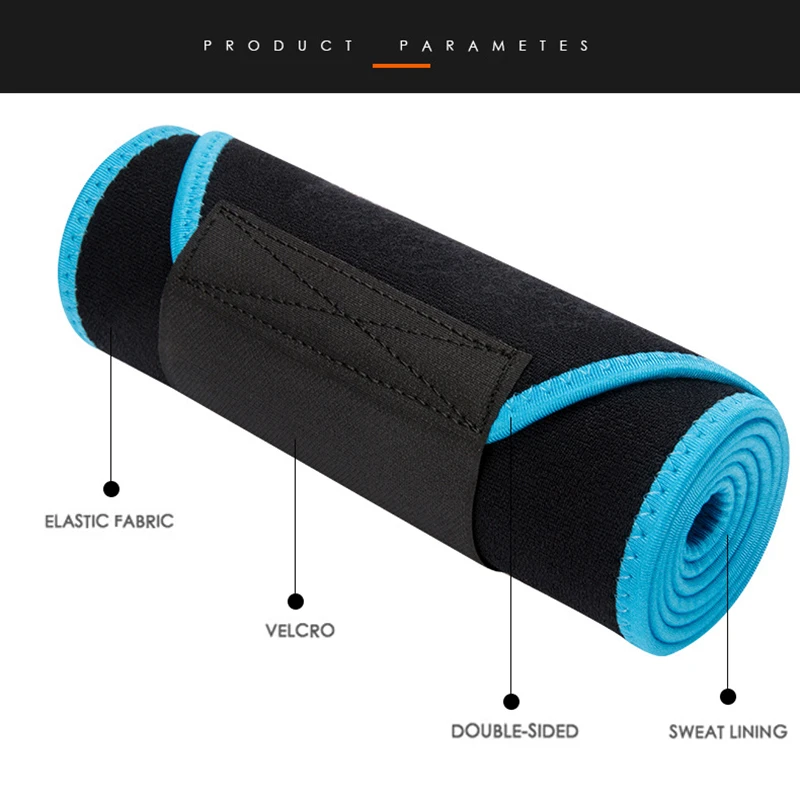 

Newest Adjustable Waist Trimmer Support Belly Trainer Sport Fitness Waistband Tummy Slimming Belt Promotion