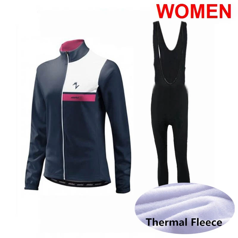 

Morvelo team Cycling Winter Thermal Fleece jersey bib pants sets Breathable 3D gel pad women Ropa Ciclismo 122206