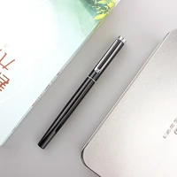 high quality 0 38mm extra fine nib finance fountain pen with diamond metal ink pen for gift office stationery