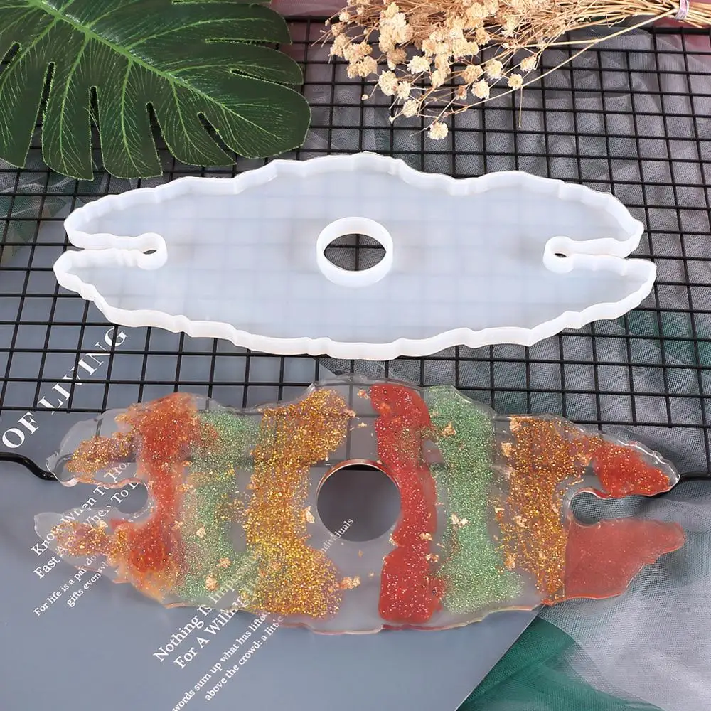 Полимерная подставка для вина силиконовая форма неправильной формы красного