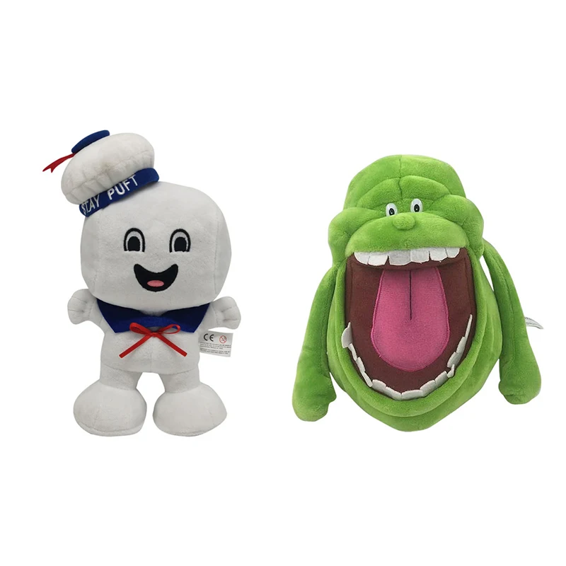 

20cm Vintage Ghostbusters 3 Stay Puft Marshmallow Man and Slimer Stuffed Plush Bank Sailor Stuffed Plush Toy Doll