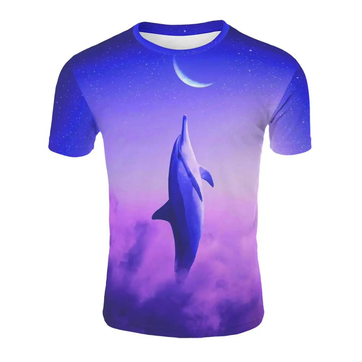 

2021 Four Seasons New Hot Selling Creative 3D Printing Top Short Sleeve Hot Graphics Simple And Generic Funny And Novel T-Shirt