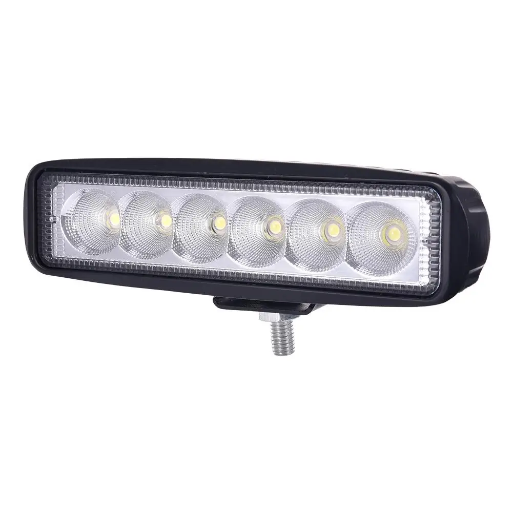 6*1.9*1inch LED Spot Flood Work Light Worklight 18W 12V Universal Car 4WD Led Beams Bar Spotlight Lamp | Автомобили и мотоциклы