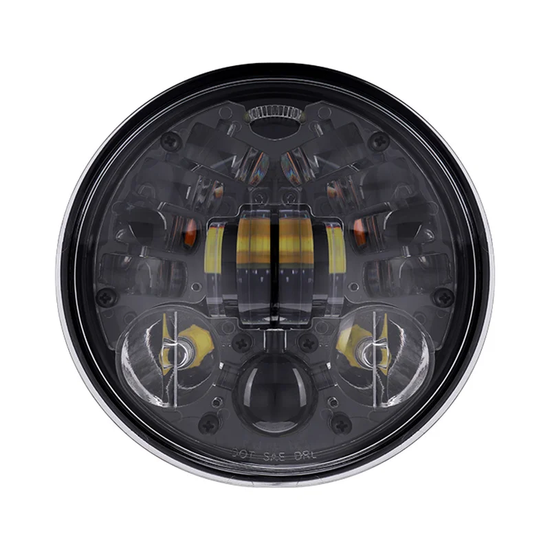 

5-3/4 5.75 LED Headlight Projection Moto Lamp for Motorcycle Sportster 883 Iron Dyna Street Bob Nightster Night Rod Headlamp