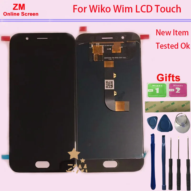 Для Wiko Wim сенсорный экран с ЖК-дисплеем дигитайзер сборка Замена с инструментами