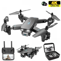 s173 rc mini drone 4k professional with dual hd camera selfie fpv wifi drone long endurance aircraft folding quadcopter toy gift