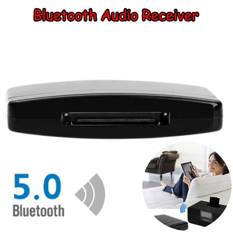 30Pin Wireless Bluetooth-compatible 5.0 Receiver Audio Adapter For Bose SoundDock IPod IPhone Speaker Adaptor Dock Station