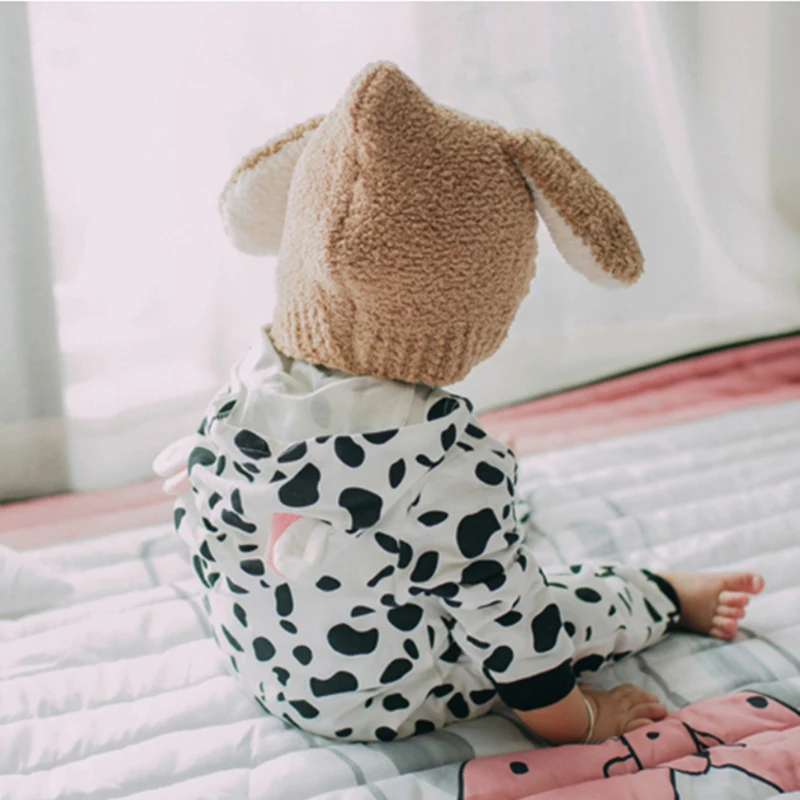 

Rabbit Ears Hat Infant Toddler Autumn Winter Velvet Caps Children Baby Bunny Beanie Hats Accessories Photography Props For Baby